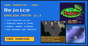 Rejoice: Aretha Oukoku no Kanata English Patch (SNES) – Full Translation v1.3 3 Rejoice: Aretha Oukoku no Kanata English Patch (SNES) – Full Translation v1.3