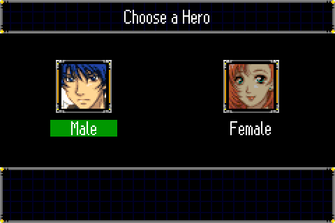 Super Robot Taisen D English Patch (GBA) – Full Translation v1.2.1 3 Hero selection between Joshua and Lim