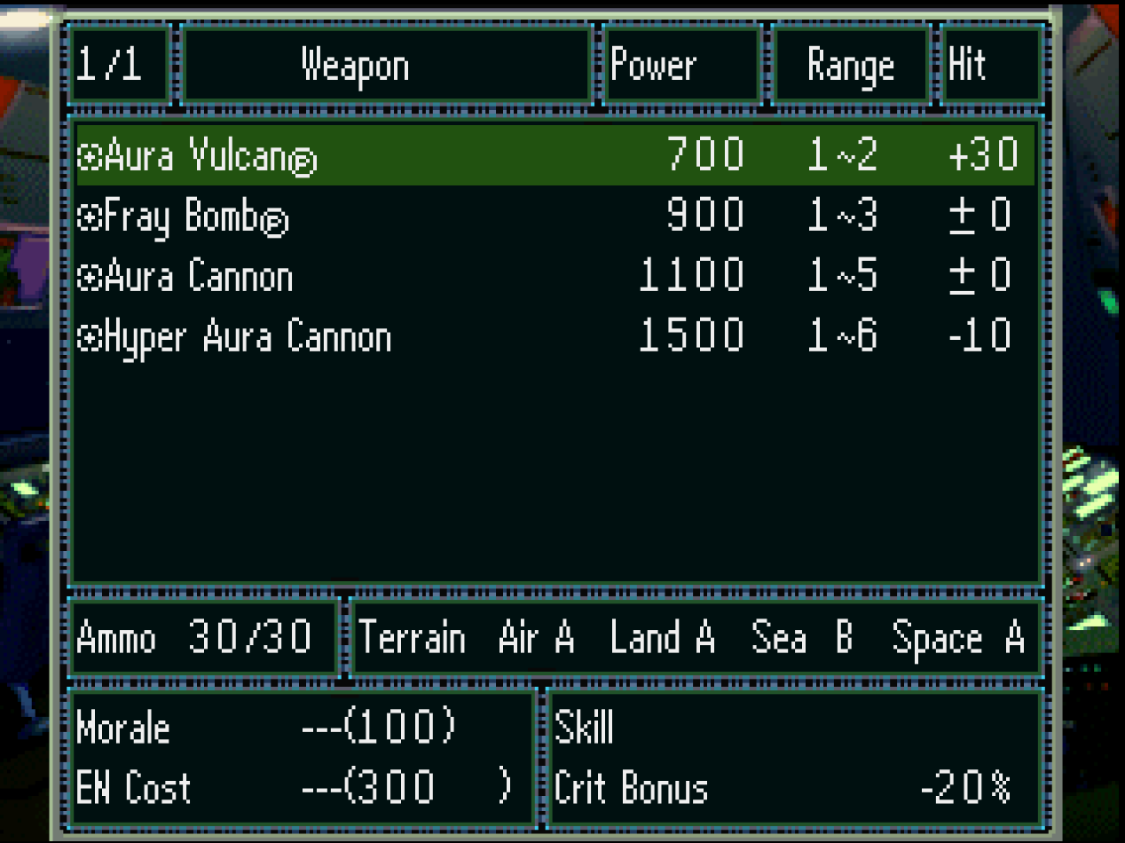 Super Robot Wars F (PS1) – English Translation Patch v1.0.10 7 Load Data screen listing save slots in English