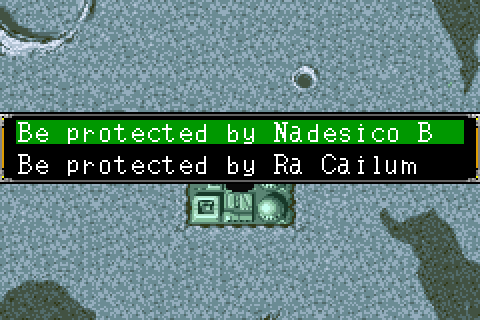 Super Robot Taisen R English Patch (GBA) – Full Translation v1.2.1 7 Route choice between the Nadesico B and the Ra Cailum
