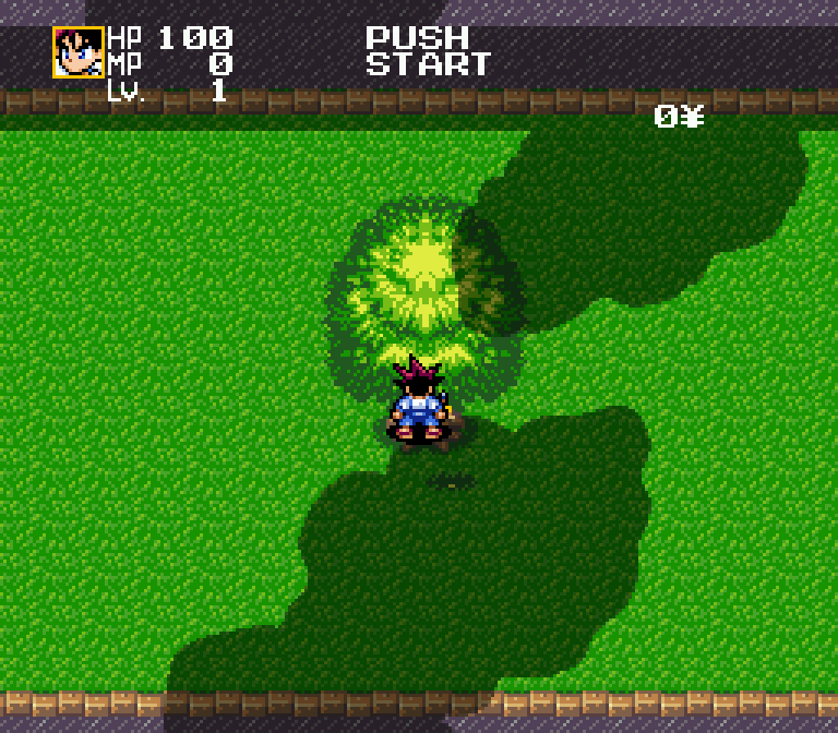 Kenyuu Densetsu Yaiba Orbs & Items 1 The sacred tree in Niigata