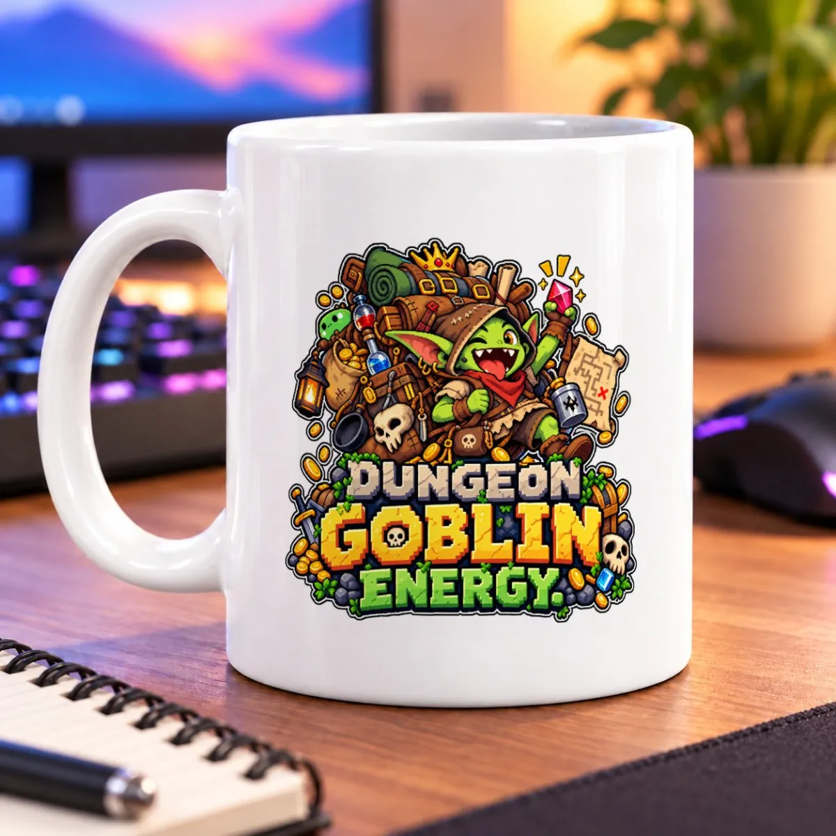 Dungeon Goblin Energy – 11oz Mug 4 Dungeon Goblin Energy mug – magic