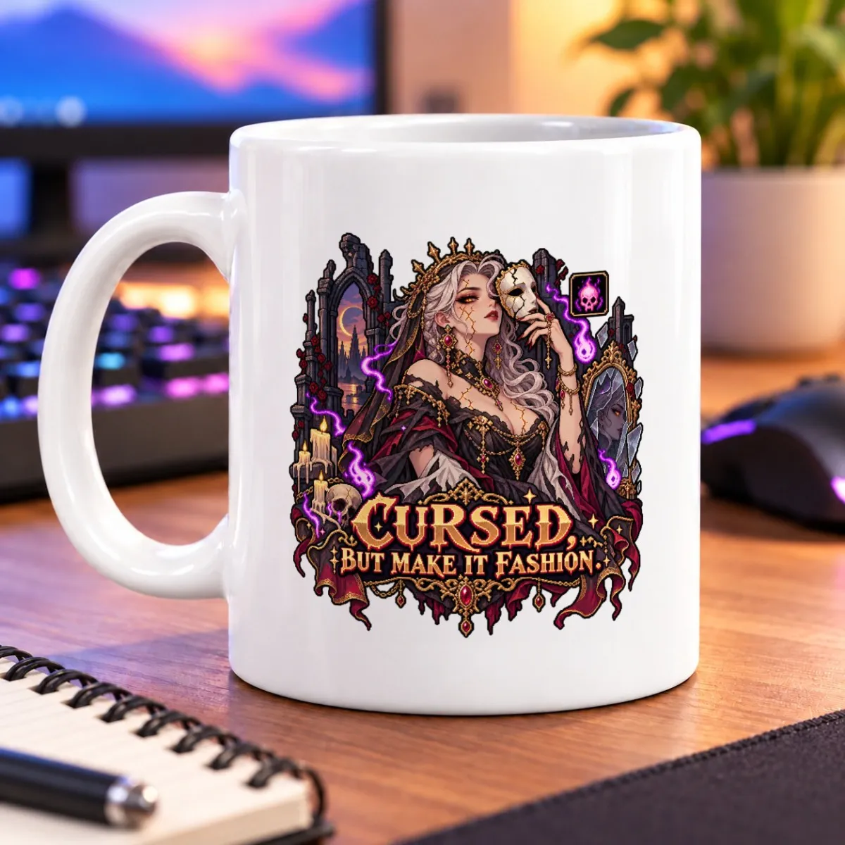 Cursed, but Make It Fashion – 11oz Mug 4 Cursed, but Make It Fashion mug – magic