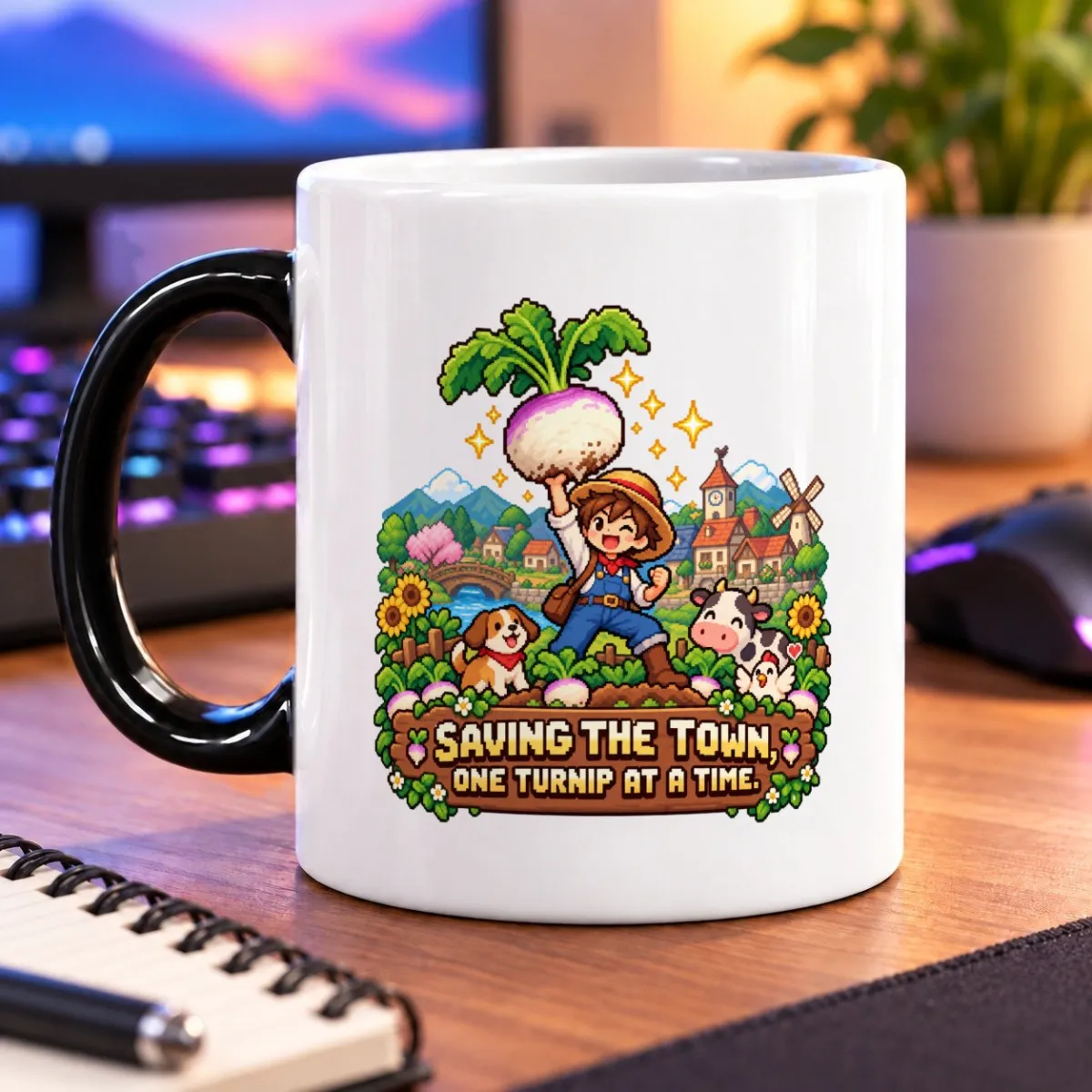 Saving the Town, One Turnip at a Time – 11oz Mug 4 Saving the Town, One Turnip at a Time mug – magic